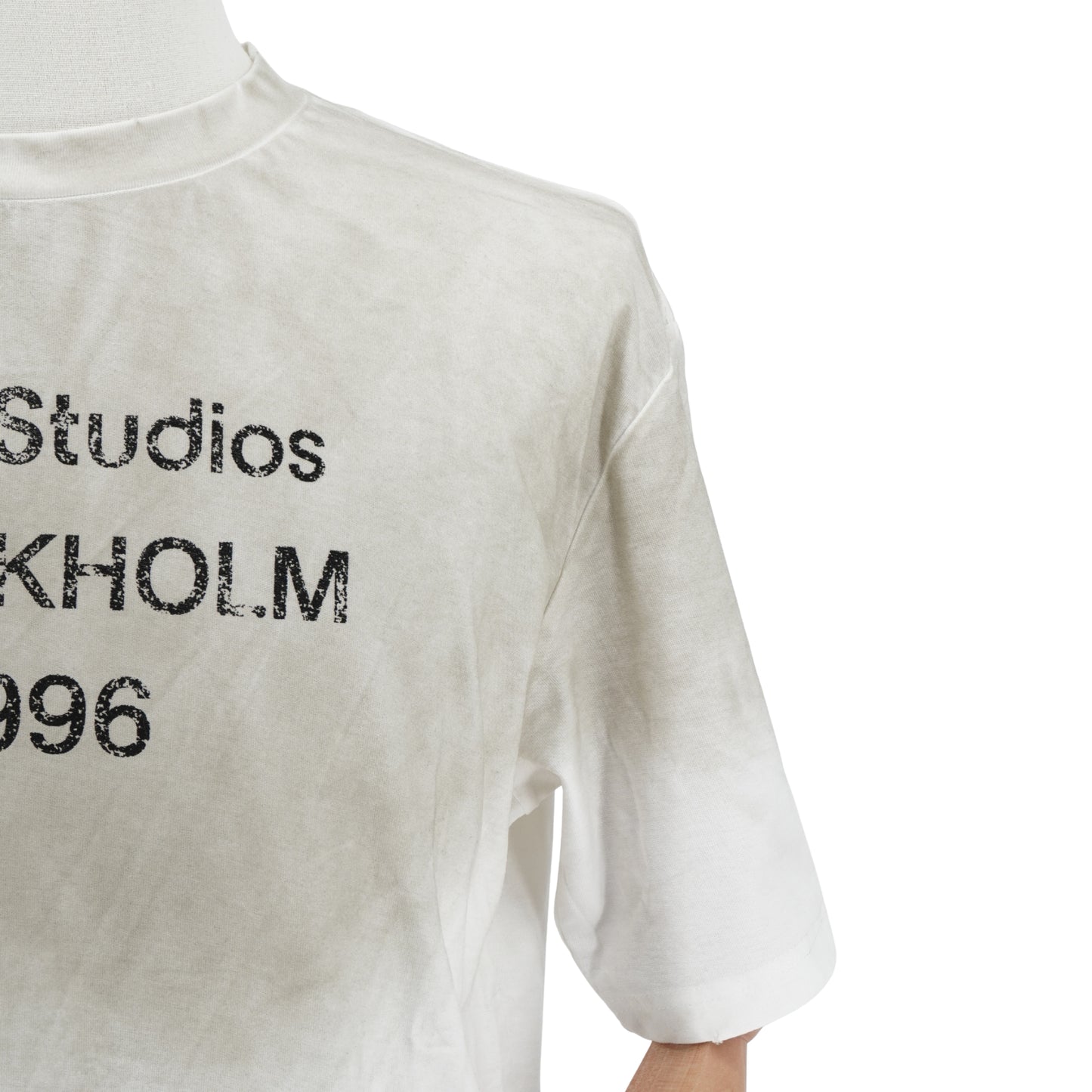 Playera Acne Studios 1996 Dirty Blanca