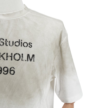 Playera Acne Studios 1996 Dirty Blanca