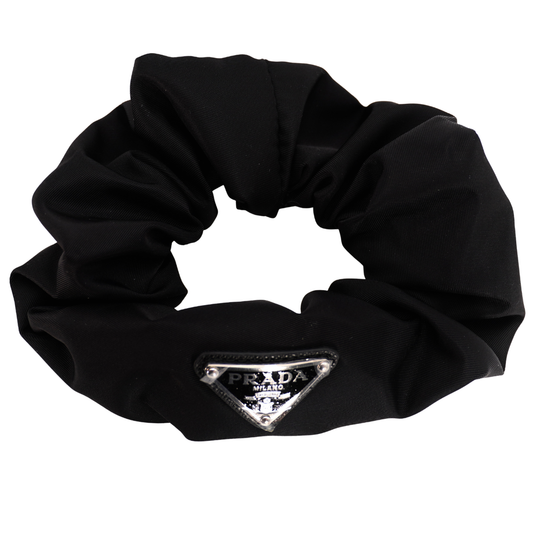 Scrunchie Prada Tessuto Negro