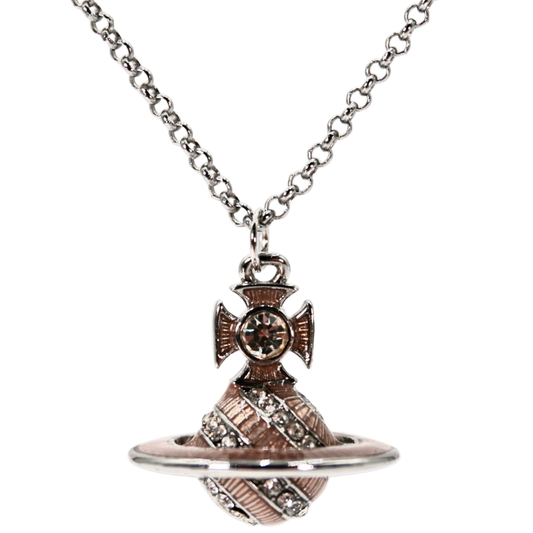 Collar Vivienne Westwood Saturn Plateado
