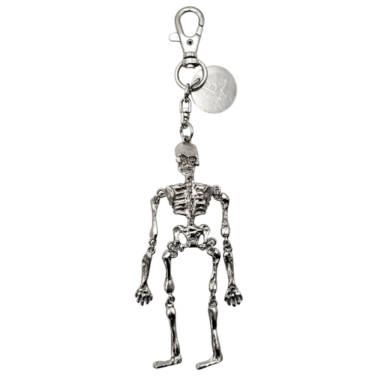 Llavero Yohji Yamamoto Skeleton Plateado