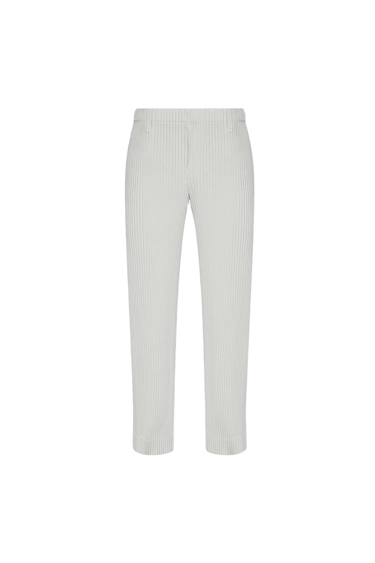 Pantalones Pleated Gris