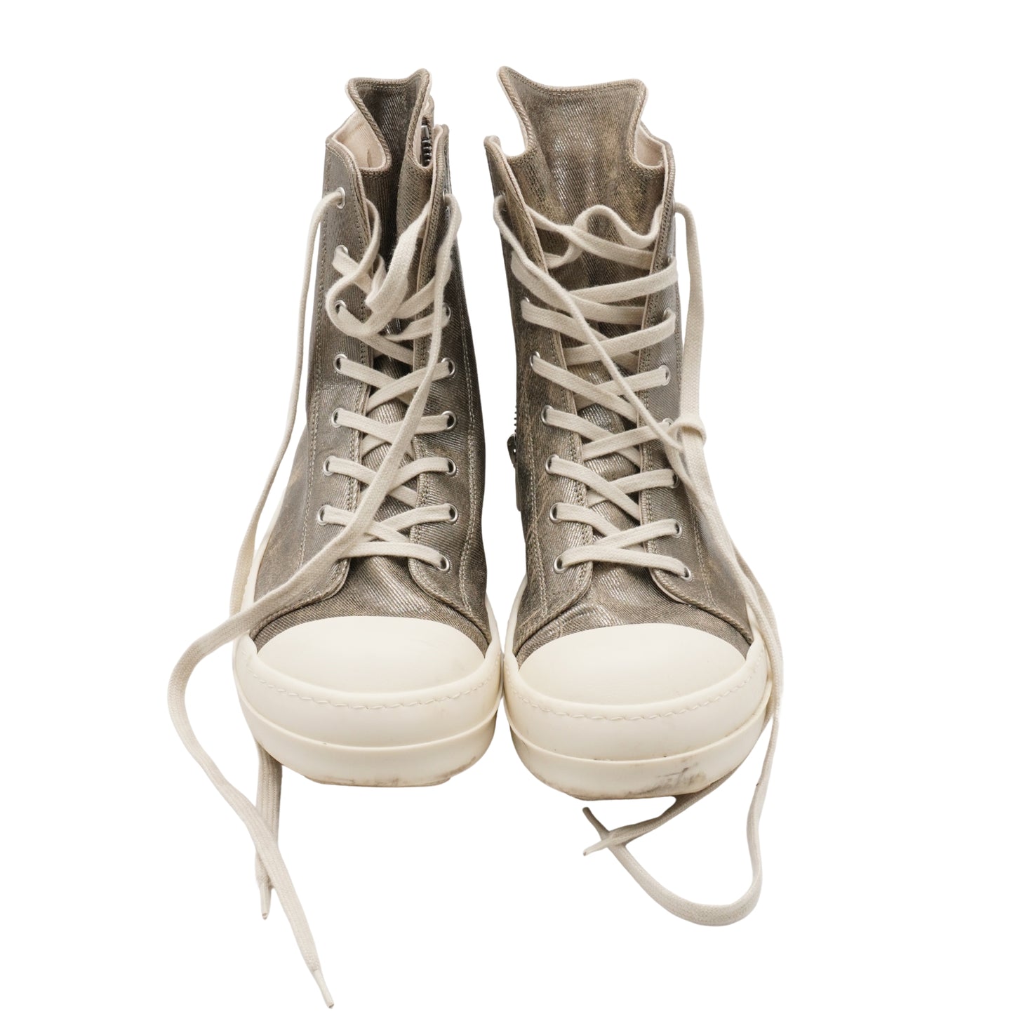 Botas Rick Owens Ramones Silver