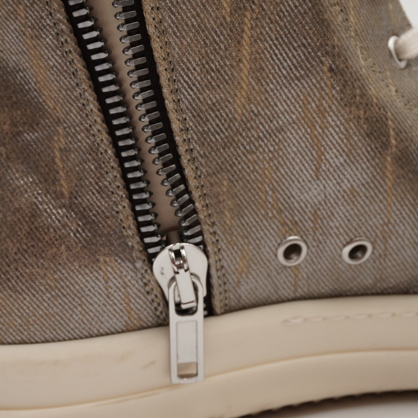 Botas Rick Owens Ramones Silver