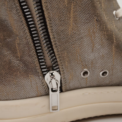 Botas Rick Owens Ramones Silver
