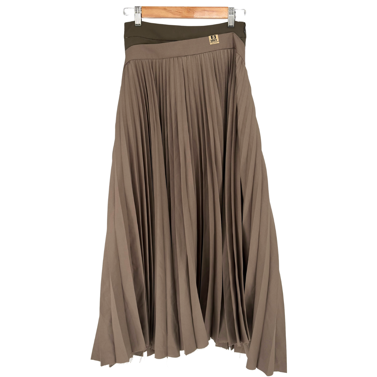 Falda Mihara Yasuhiro MMY Pleated Gris