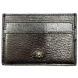 Tarjetero Alexander McQueen Skull Plateado