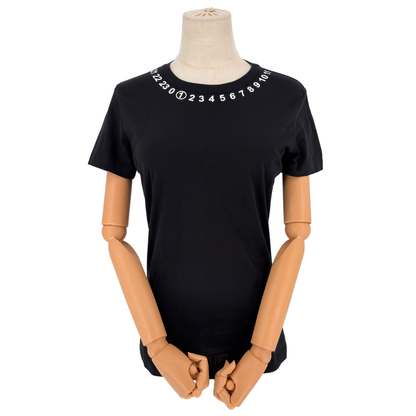 Playera MM6 Maison Margiela Numbers Negro