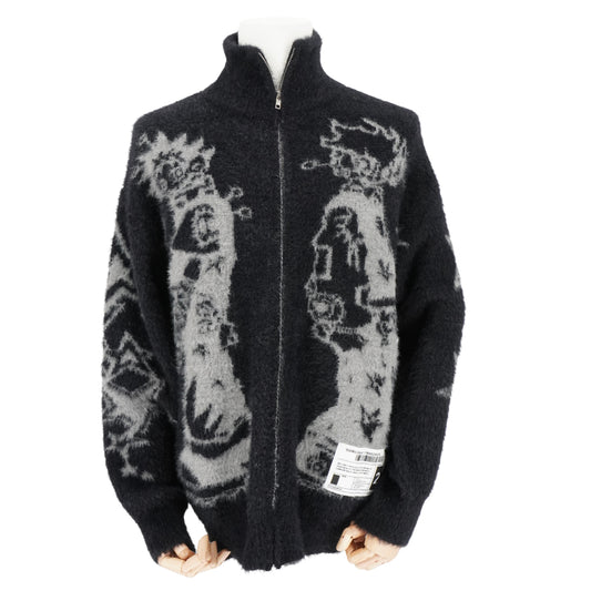 Suéter Mohair Brushed Cardigan