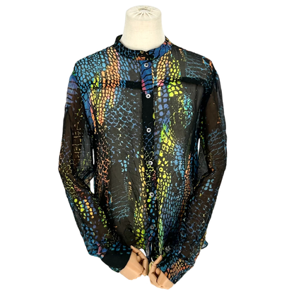 Blusa Alexander McQueen Snake Print