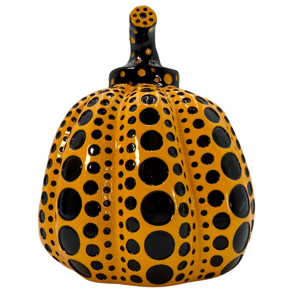 Escultura decorativa Yayoi Kusama Calabaza Amarillo