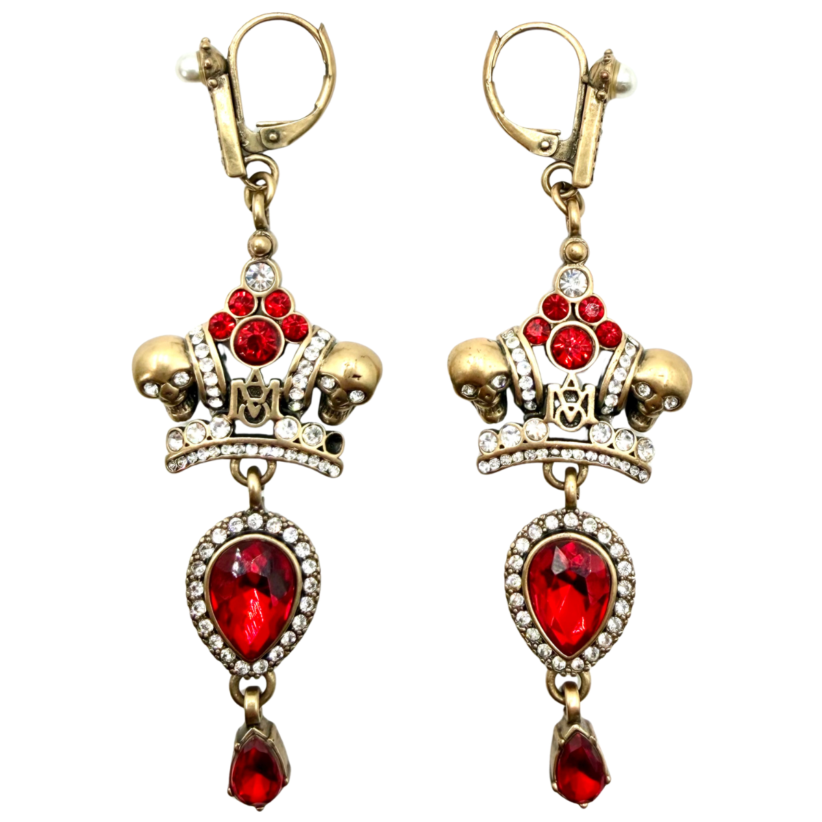 Aretes Mcq Skull Earrings