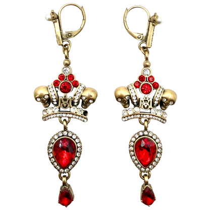 Aretes Mcq Skull Earrings