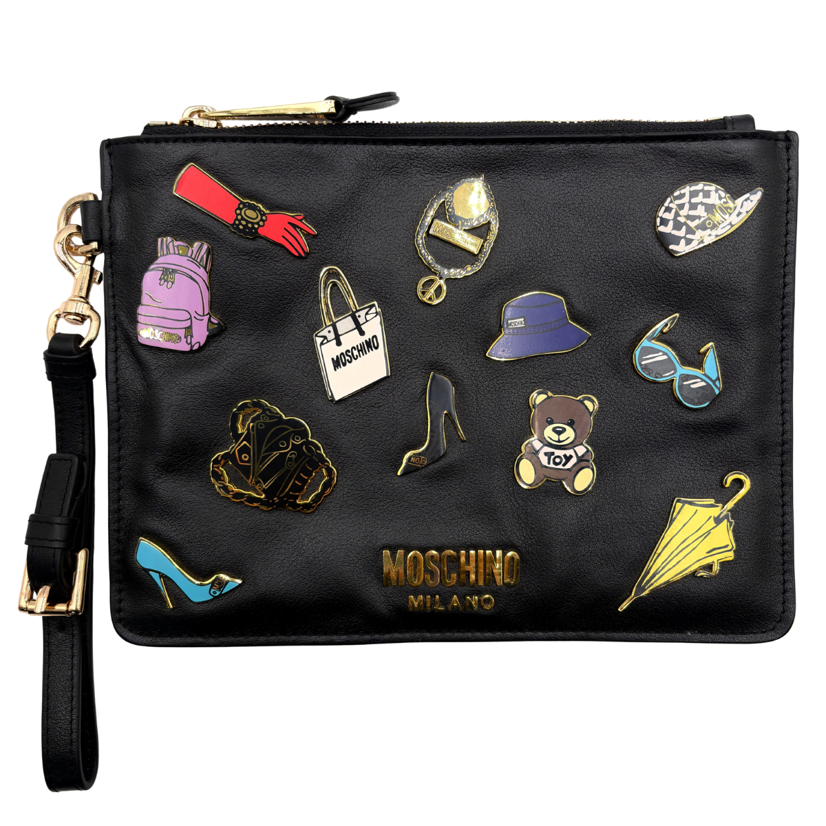 Bolsa de mano Moschino Couture Pins