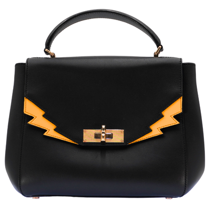 Bolsa Bally Lightning Bolt B-Turn Satchel 