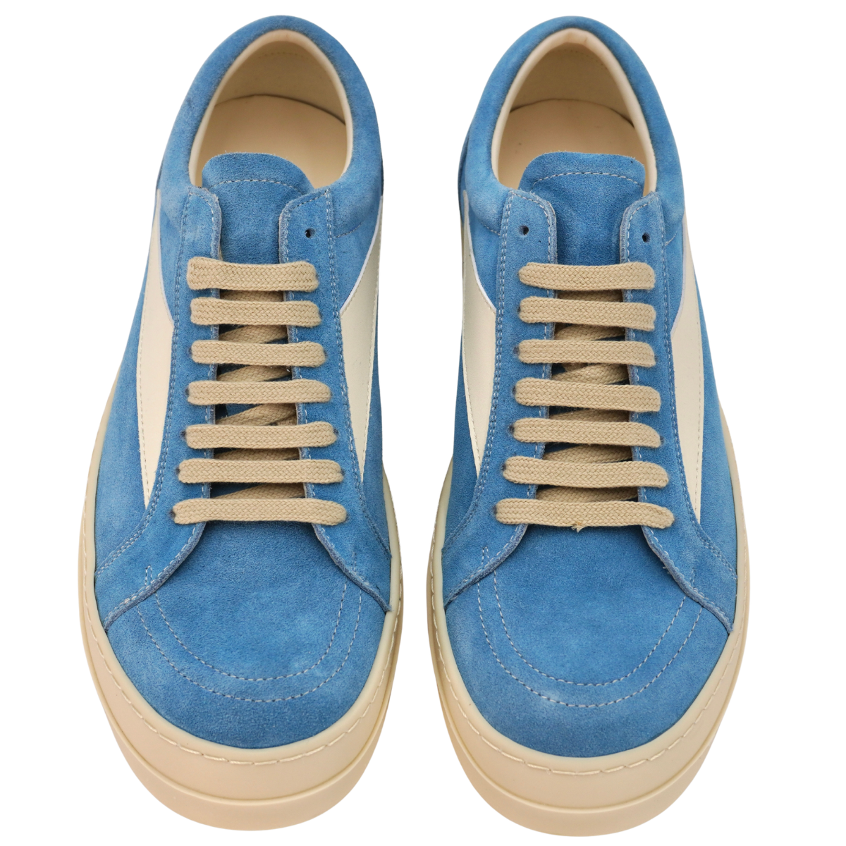 Tenis Rick Owens Blue Gamuza