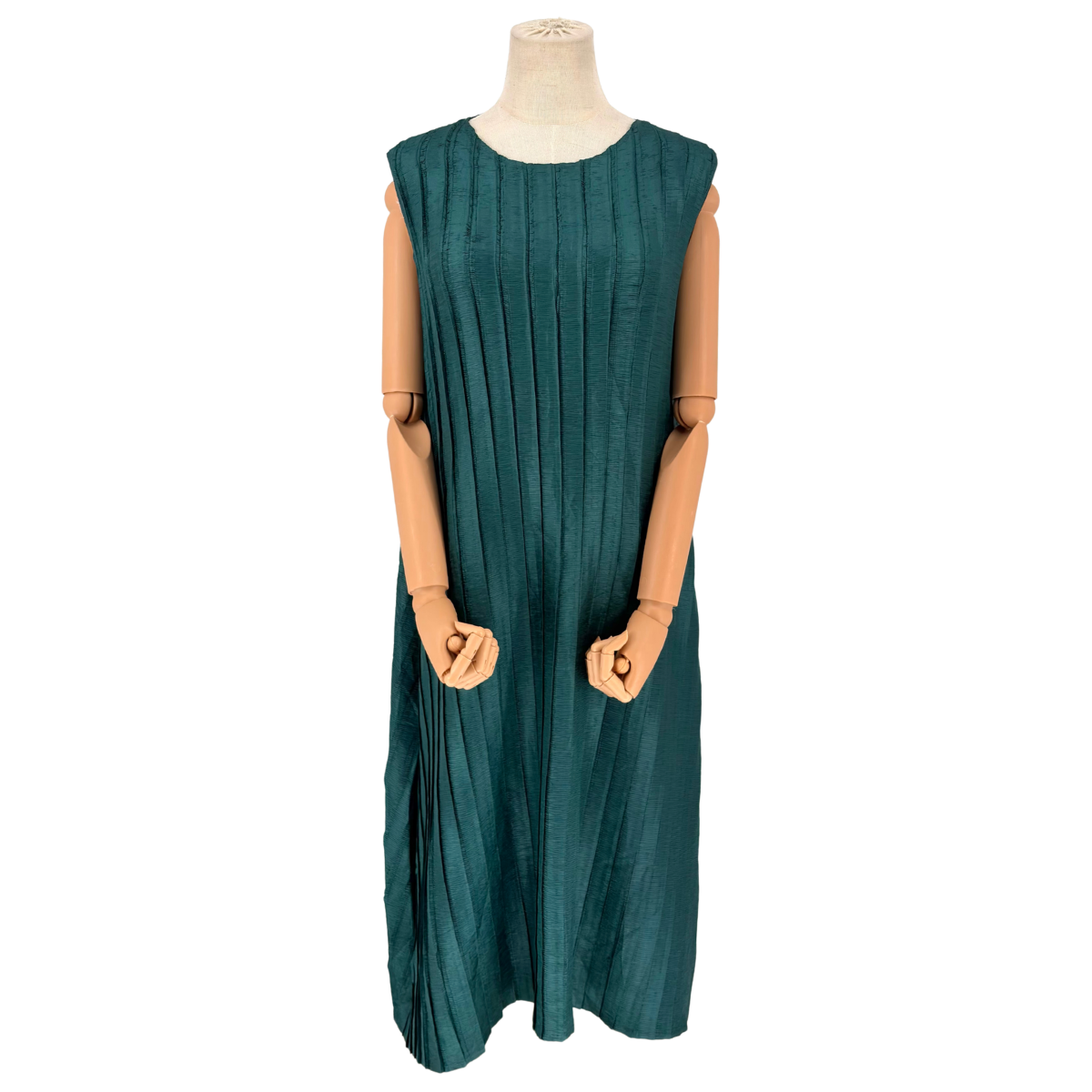 Vestido Issey Miyake Pleats Please Teal