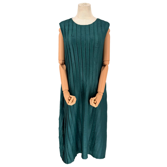 Vestido Issey Miyake Pleats Please Teal