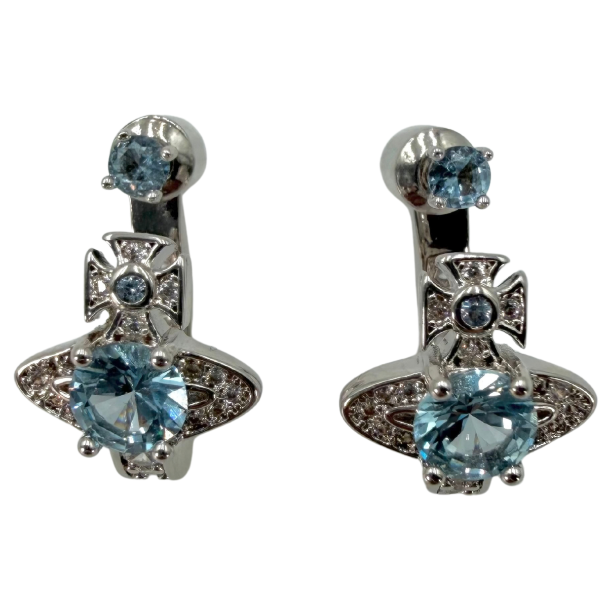 Aretes Vivienne Westwood Maitena Azul