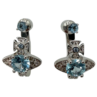Aretes Vivienne Westwood Maitena Azul