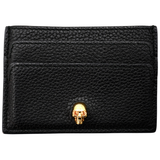 Tarjetero Alexander McQueen Skull Card Holder Negro