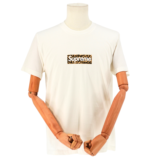 Playera Supreme Shanghai Logo Blanco