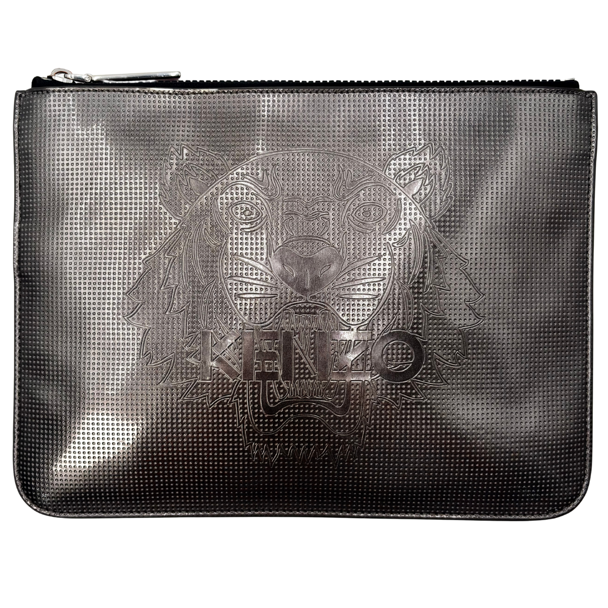 Clutch Kenzo Tiger Plateado