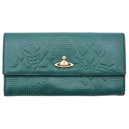 Vivienne Westwood Africa Teal Purse