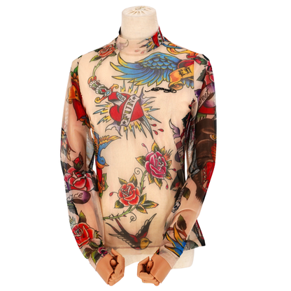 Playera Ed Hardy Tattoo Mesh