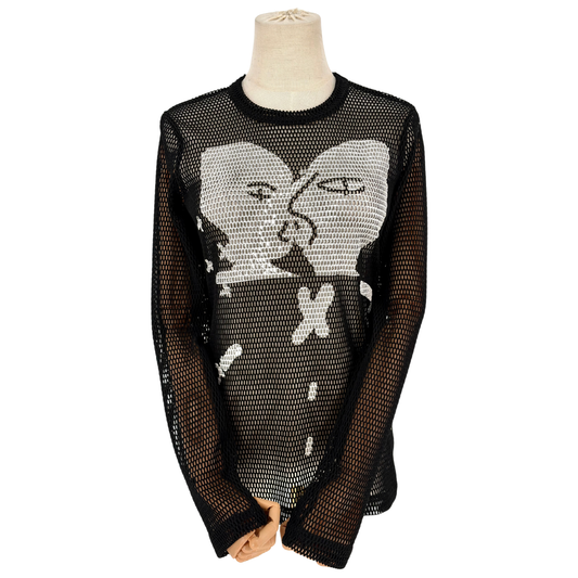Playera CDG COMME Alisa Yofie Art Mesh