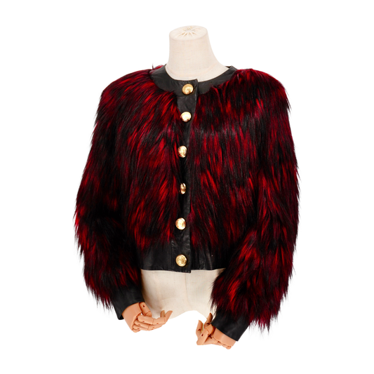 Chamarra Balmain HM Red