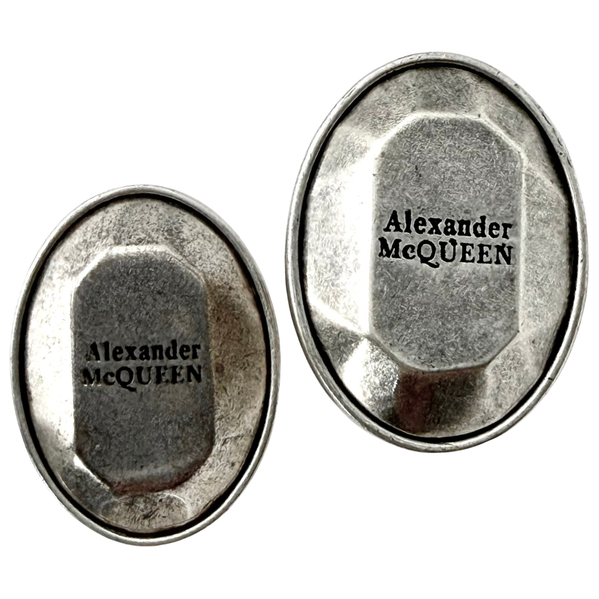 Aretes Alexander McQueen Plateado Stud