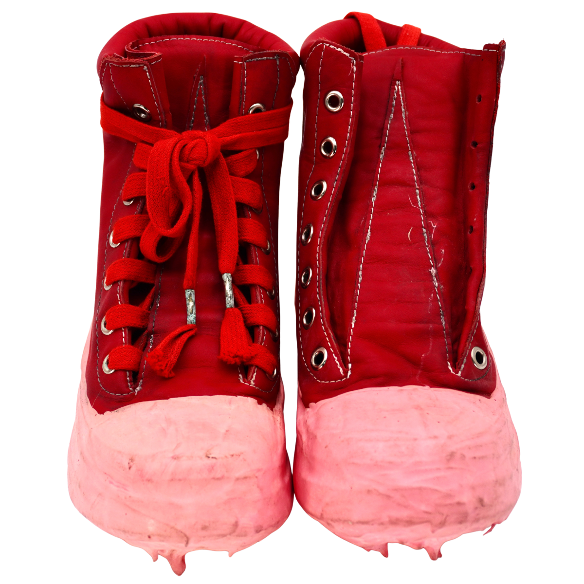 Tenis Carol Christian Poell Drip Sneakers Red