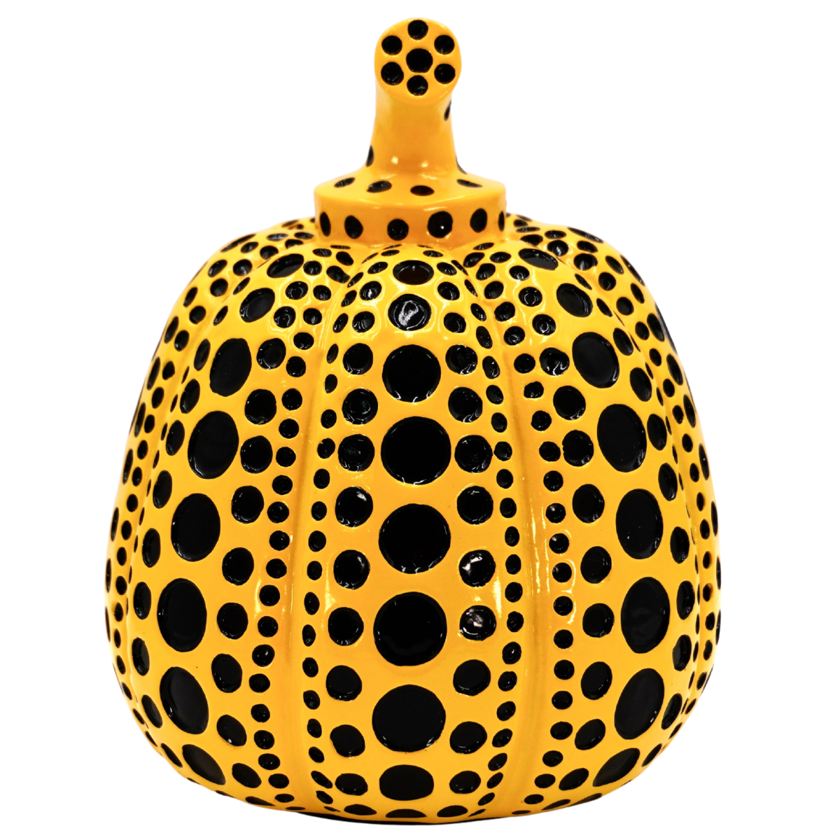 Pumpkin Yellow Dots Sculpture