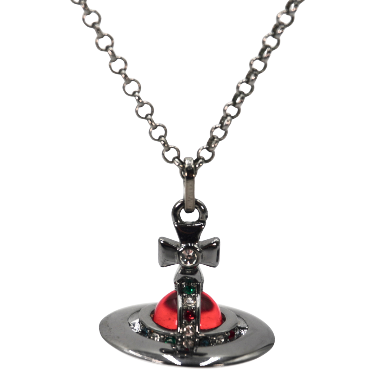 Collar Vivienne Westwood Orb Gunmetal