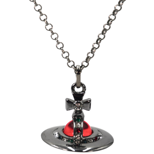 Collar Vivienne Westwood Orb Gunmetal