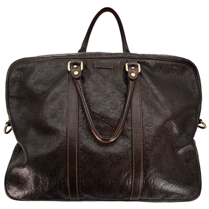 Bolsa Briefcase Gucci Leather