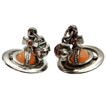 Aretes VIVIENNE WESTWOOD Saturno naranja