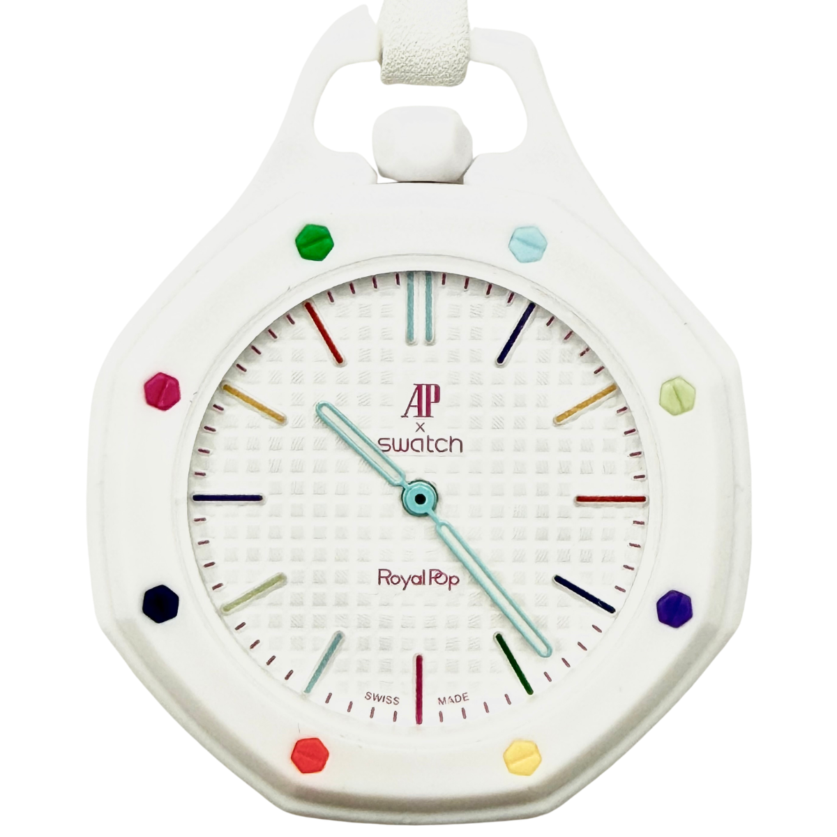 Swatch x Audemars Piguet Bioceramic Royal Oak Pop Huit Blanc 40mm