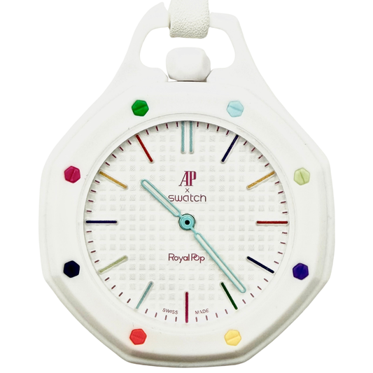 Swatch x Audemars Piguet Bioceramic Royal Oak Pop Huit Blanc 40mm
