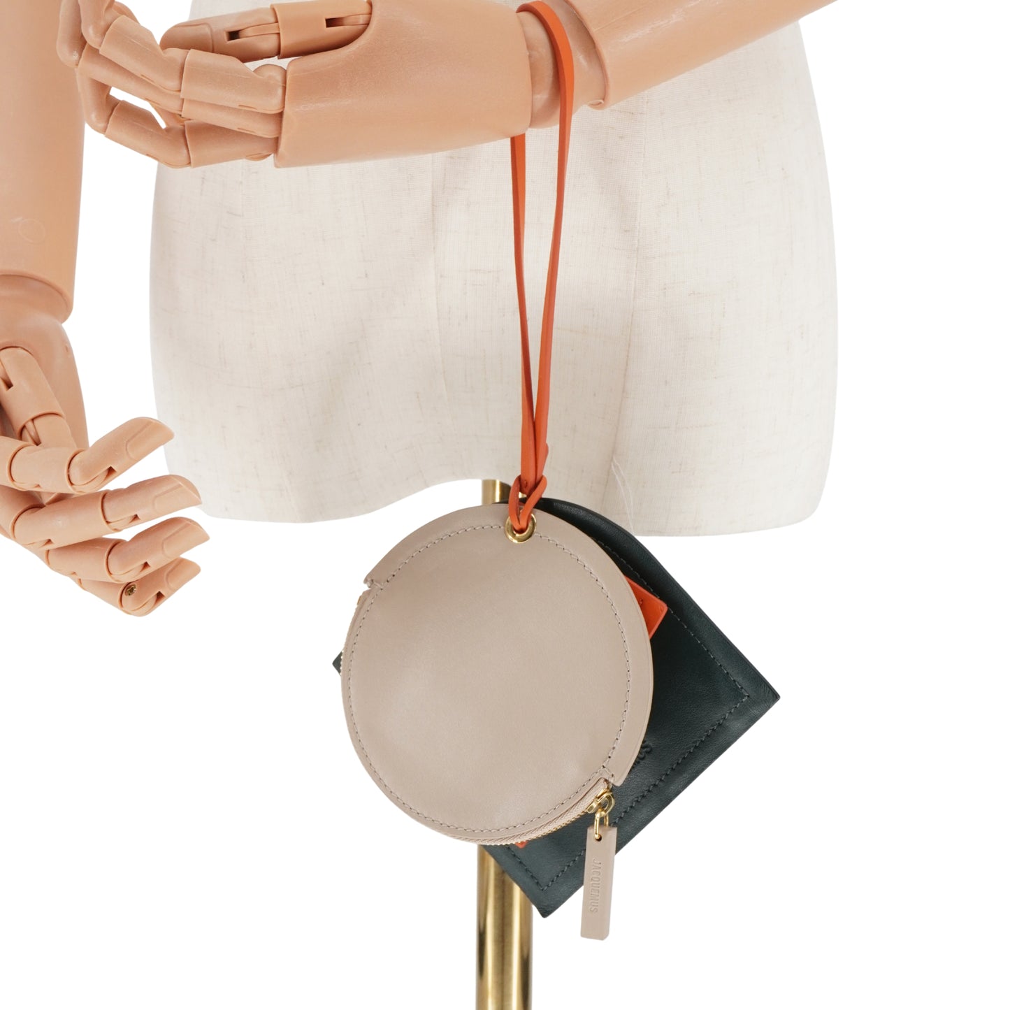 Tarjetero Jacquemus Round Disc Neck Bag Card