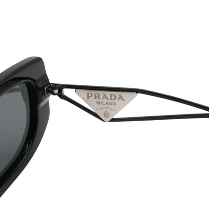 Lentes Prada Logo Triangular Negro