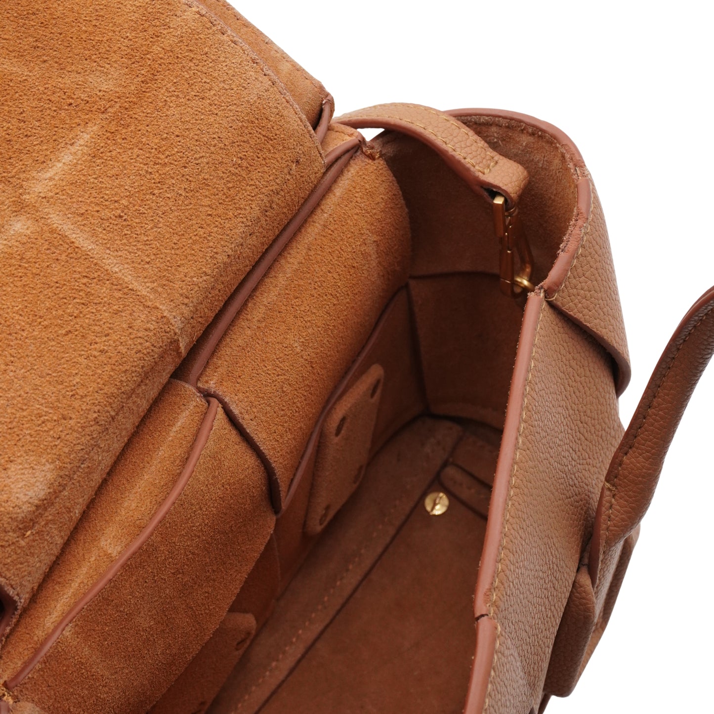 Bolsa Bottega Veneta Arco Mini Marrón Claro