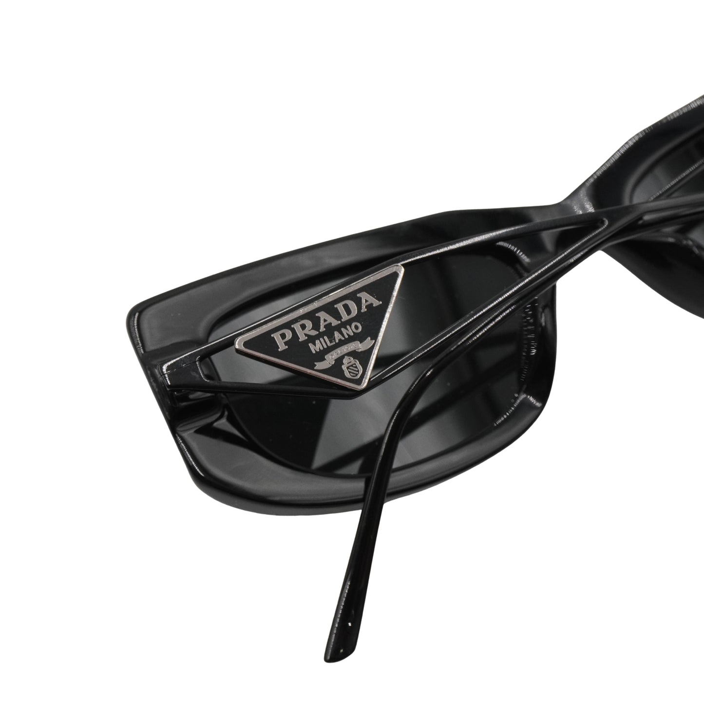 Lentes Prada Logo Triangular Negro
