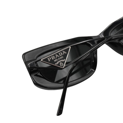 Lentes Prada Logo Triangular Negro