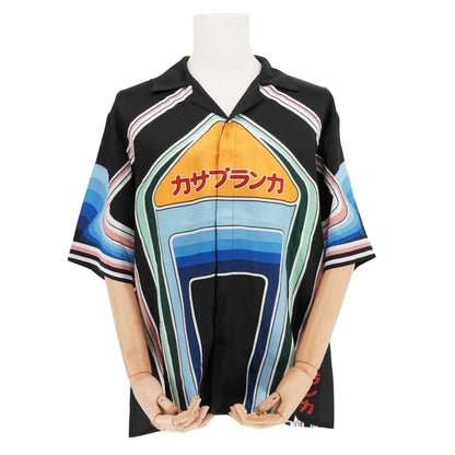 Casablanca Mountain Arch Silk Shirt