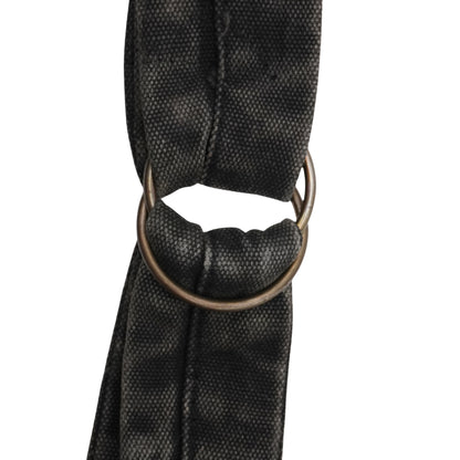 Kapital Bolsa Bandolera Con Parches Gris Oscuro