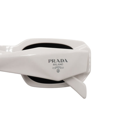 Lentes de Sol Prada Irregular Frame Blancos