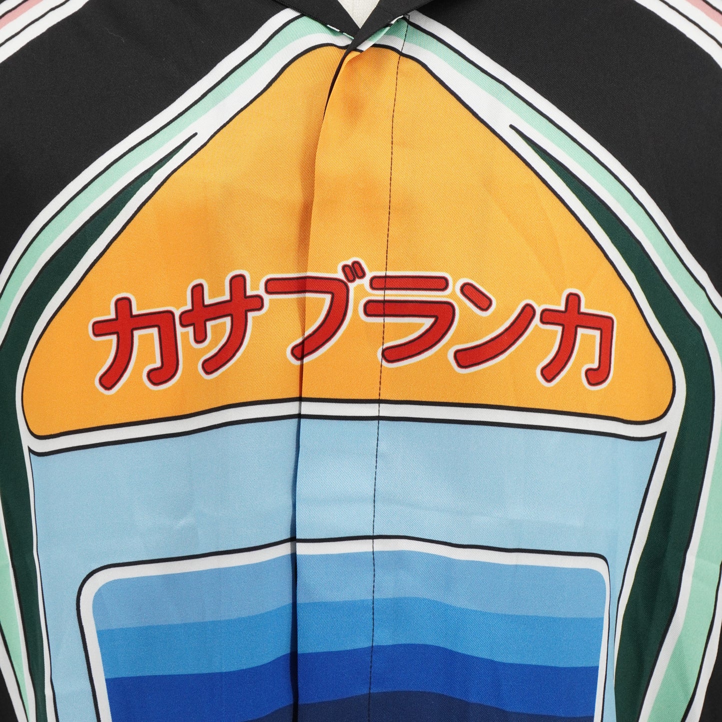 Casablanca Mountain Arch Silk Shirt