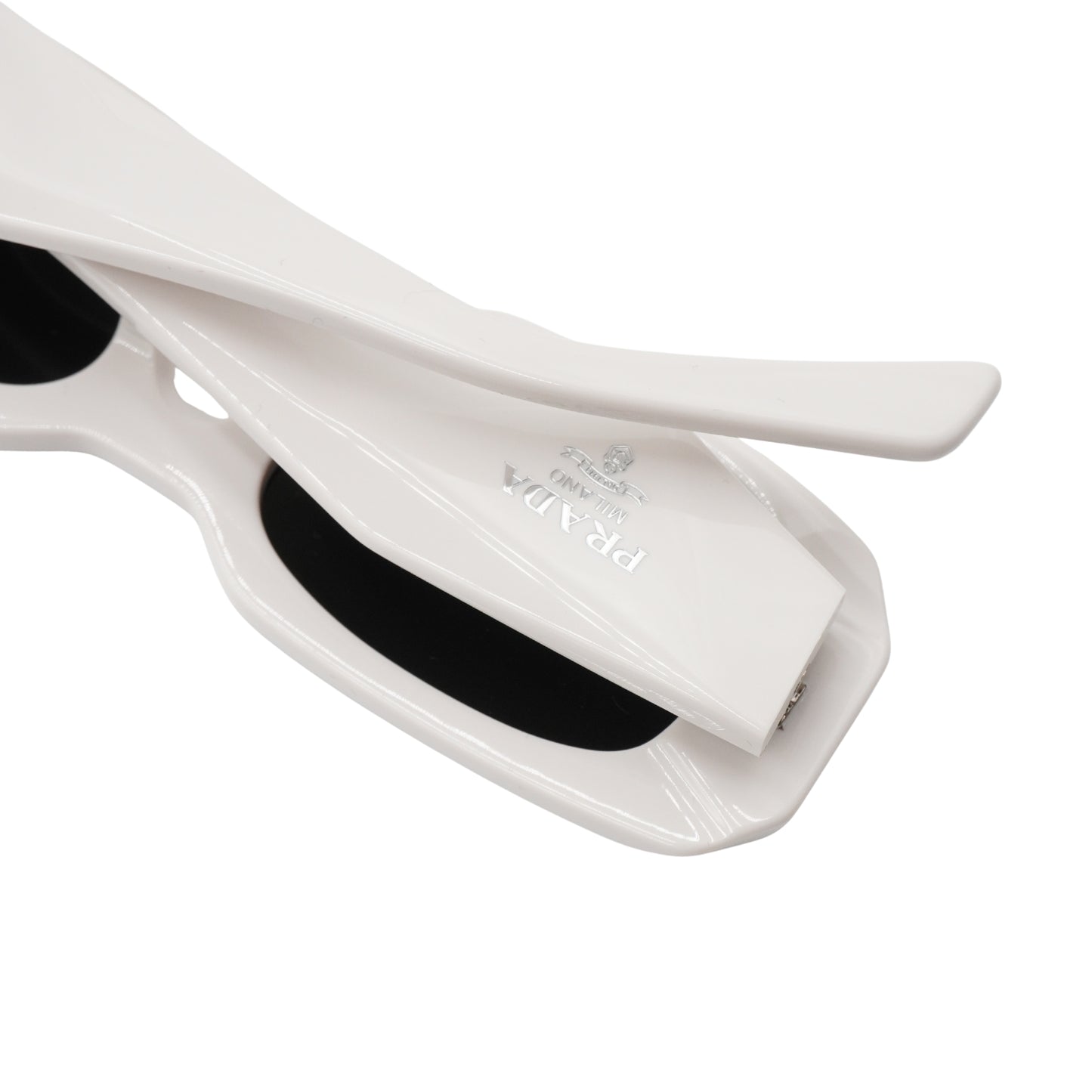 Lentes de Sol Prada Irregular Frame Blancos